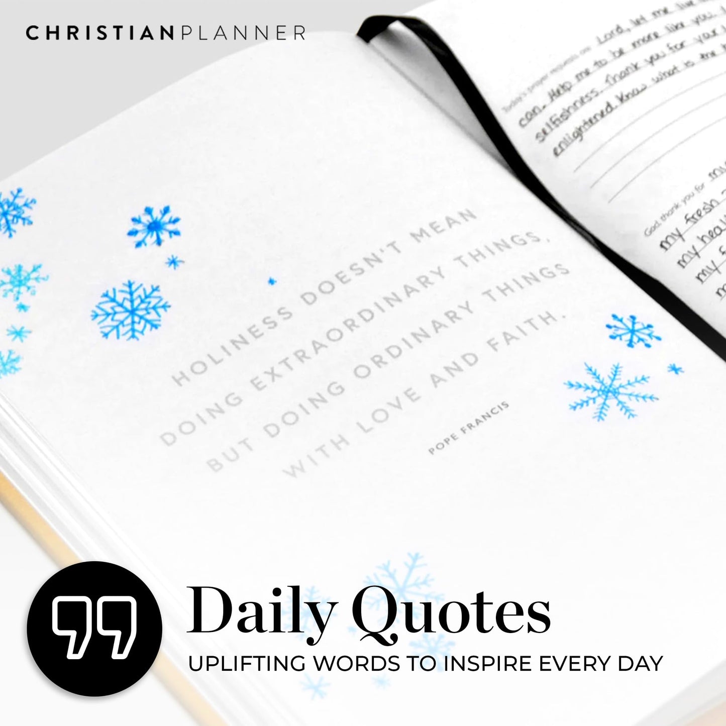 Daily Prayer Journal by Christian Planner 6 Month Undated Journal - Inspire Your Connection with The Lord - Prayer Habits & Bible Study (Indigo Blue)
